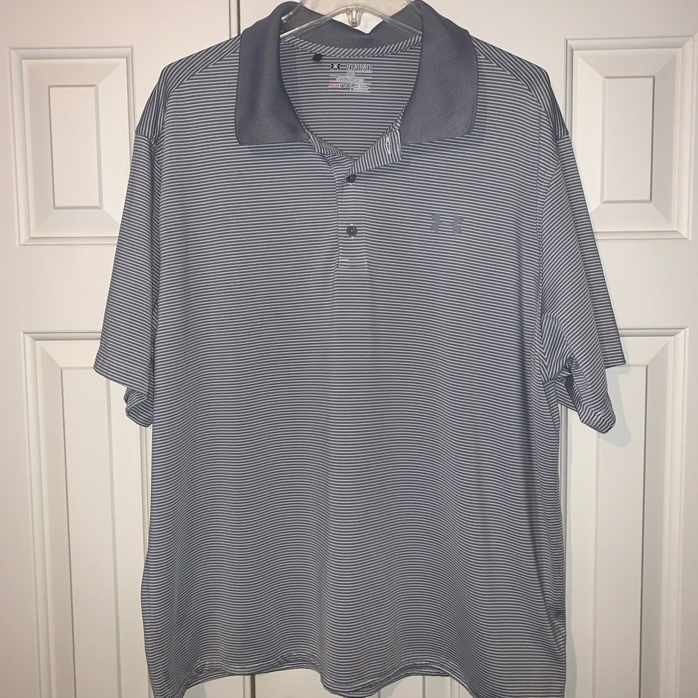 EUC Under Armour Polo Short Sleeve Shirt Size 2XL